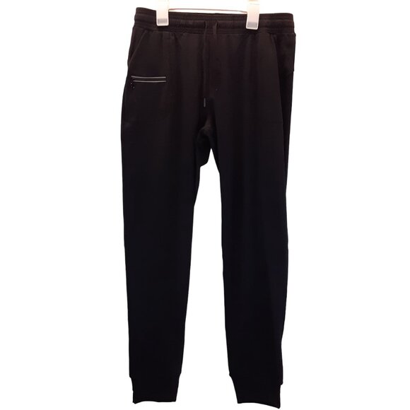 NWOT Jogger Pants Womens L Black Elastic Waist Drawstring Pockets - Picture 3 of 6